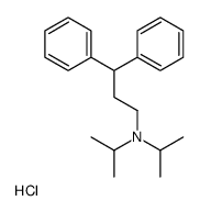 (3,3-diphenylpropyl)diisopropylammonium chloride结构式