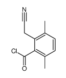 Benzoyl chloride, 2-(cyanomethyl)-3,6-dimethyl- (8CI) Structure