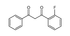 1-(2'-fluorophenyl)-3-phenylpropane-1,3-dione结构式