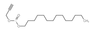 Sulfurous acid,2-propyn-1-yl tetradecyl ester结构式