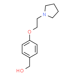 [4-(2-pyrrolidin-1-ylethoxy)phenyl]methanol Structure