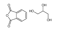 2-benzofuran-1,3-dione,propane-1,2,3-triol Structure