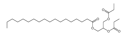 2,3-bis(1-oxopropoxy)propyl stearate结构式