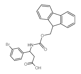 Fmoc-3-amino-3-(3-bromophenyl)-propionic acid Structure