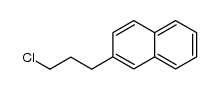 2-(3-chloropropyl)naphthalene Structure