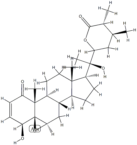 (20R,25R)-5,6β-Epoxy-4β,20,22-trihydroxy-1-oxo-5β-ergost-2-en-26-oic acid δ-lactone picture