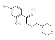 1-Butanone,1-(2,4-dimethylphenyl)-4-(4-morpholinyl)-, hydrochloride (1:1) Structure