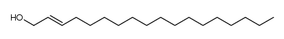 trans-octadec-2-en-1-ol Structure