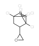 Oxirane,2-(1,4,5,6,7,7-hexachlorobicyclo[2.2.1]hept-5-en-2-yl)- Structure