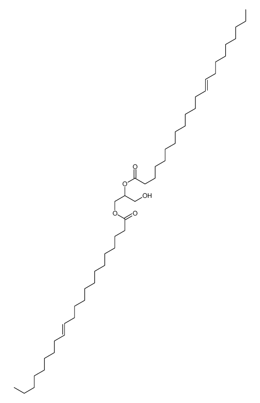 [2-[(Z)-docos-13-enoyl]oxy-3-hydroxypropyl] (Z)-docos-13-enoate结构式