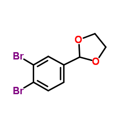 2-(3,4-Dibromophenyl)-1,3-dioxolane Structure