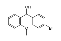 p-Bromphenyl-(o-anisyl)-methanol Structure