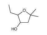 2-ethyl-5,5-dimethyloxolan-3-ol结构式