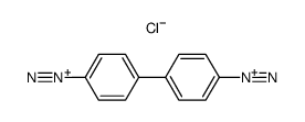 4,4'-Diphenylenebis(diazonium chloride)结构式
