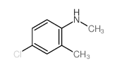 Benzenamine, 4-chloro-N,2-dimethyl-结构式