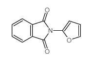 1H-Isoindole-1,3(2H)-dione,2-(2-furanyl)-结构式
