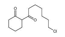 2-(7-chloroheptanoyl)cyclohexan-1-one结构式