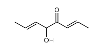 5-hydroxy-octa-2,6-dien-4-one Structure