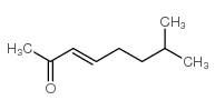 (E)-7-methyl-3-octen-2-one Structure