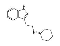 3-[(N-cyclohexyliden)-2-aminoethyl]indole Structure