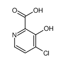 2-Pyridinecarboxylic acid,4-chloro-3-hydroxy-结构式