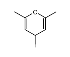 2,4,6-trimethyl-4H-pyran结构式