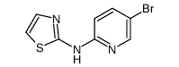 5-Bromo-N-2-thiazolyl-2-pyridinamine structure