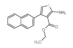 Ethyl 2-amino-4-(2-naphthyl)thiophene-3-carboxylate Structure