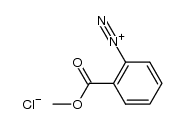 o-methoxycarbonylbenzenediazonium chloride Structure