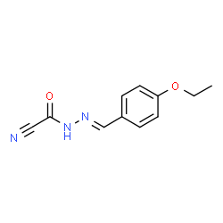 Acetonitrile, [[(4-ethoxyphenyl)methylene]hydrazino]oxo- (9CI) picture