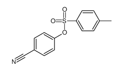(4-cyanophenyl) 4-methylbenzenesulfonate结构式