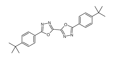 2-(4-tert-butylphenyl)-5-[5-(4-tert-butylphenyl)-1,3,4-oxadiazol-2-yl]-1,3,4-oxadiazole结构式
