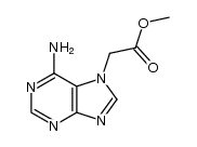 7-[(methoxycarbonyl)methyl]adenine结构式
