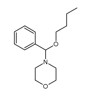 4-(butoxy-phenyl-methyl)-morpholine结构式