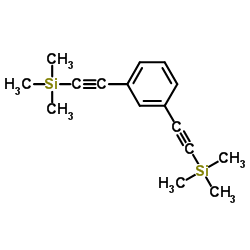 1,3-双[(三甲基硅甲基)乙炔基]苯结构式