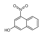 4-硝基萘-2-醇结构式