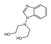 2-[benzimidazol-1-yl(2-hydroxyethyl)amino]ethanol Structure