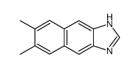 1H-Naphth[2,3-d]imidazole,6,7-dimethyl-(9CI) structure