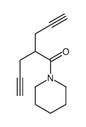 1-piperidin-1-yl-2-prop-2-ynylpent-4-yn-1-one结构式