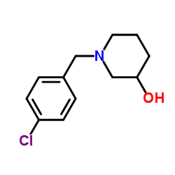 1-(4-Chlorobenzyl)-3-piperidinol结构式
