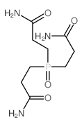 Propanamide,3,3',3''-phosphinylidynetris- structure
