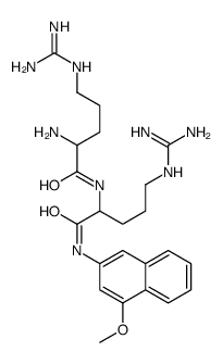 H-Arg-Arg-4MβNA · 3 HCl结构式