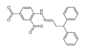 β,β-Diphenylpropionaldehyd-2,4-dinitrophenylhydrazon Structure