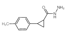 2-(4-methylphenyl)cyclopropane-1-carbohydrazide Structure