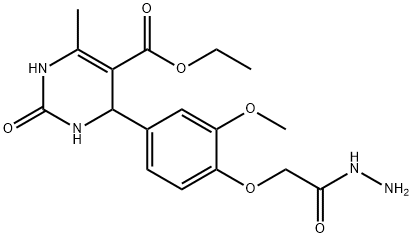 ethyl 4-[4-(2-hydrazinyl-2-oxoethoxy)-3-methoxyphenyl]-6-methyl-2-oxo-1,2,3,4-tetrahydropyrimidine-5-carboxylate picture