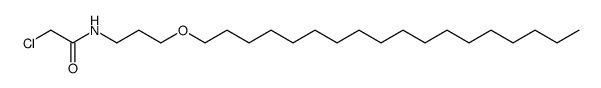 2-chloro-N-(3-(octadecyloxy)propyl)acetamide Structure