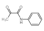 2-oxo-N-phenyl-propanamide Structure