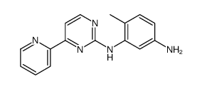 4-methyl-3-N-(4-pyridin-2-ylpyrimidin-2-yl)benzene-1,3-diamine结构式
