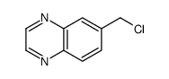 6-(chloromethyl)quinoxaline Structure
