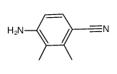 4-amino-2,3-dimethylbenzonitrile Structure